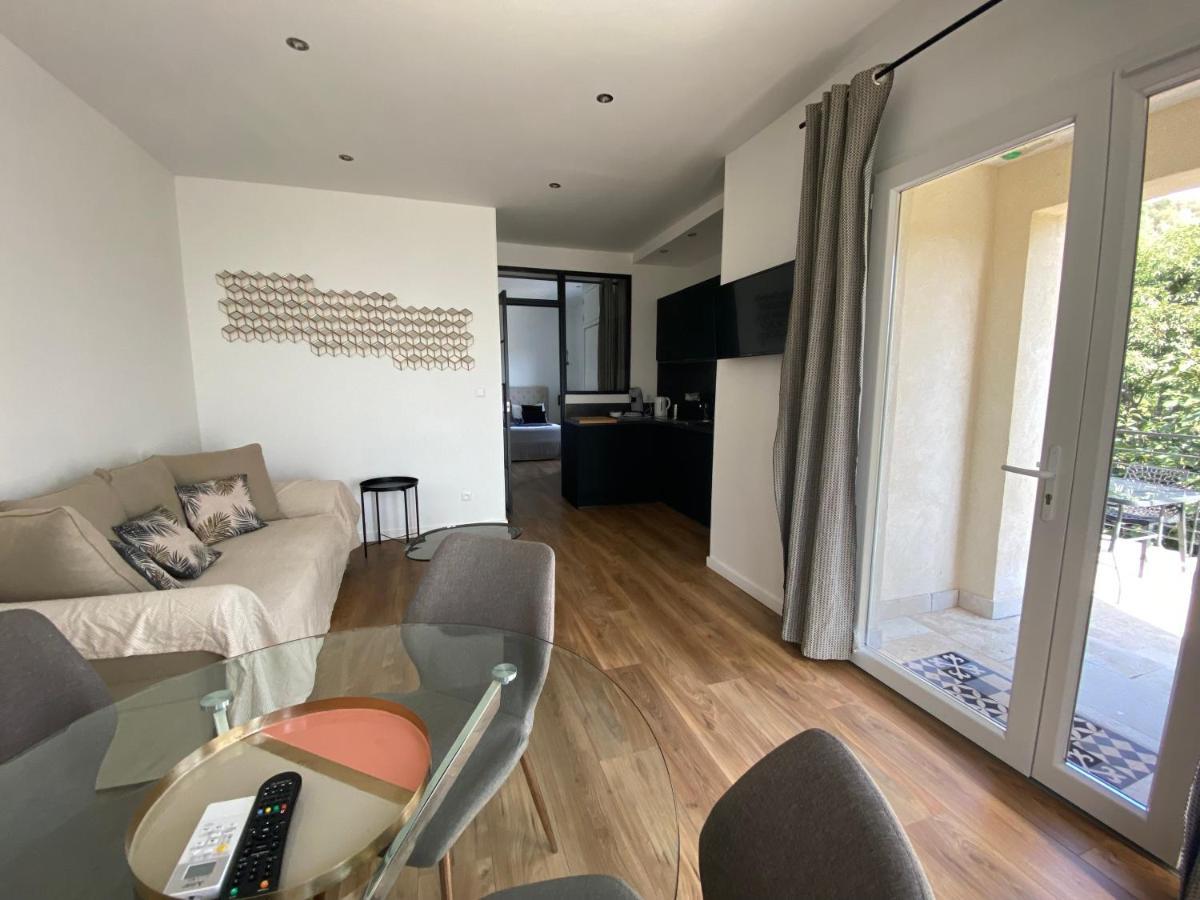 Home Sweet Home 2 Pieces 42 M2 Chambre, Salon, Cuisine, Grande Terrasse, Parking Proche Centre Ville Et Mer Bastia  Buitenkant foto